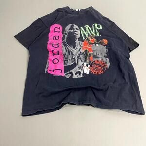 Mens T Shirt Black Chicago Bulls Michael  Basketball Graphic Print